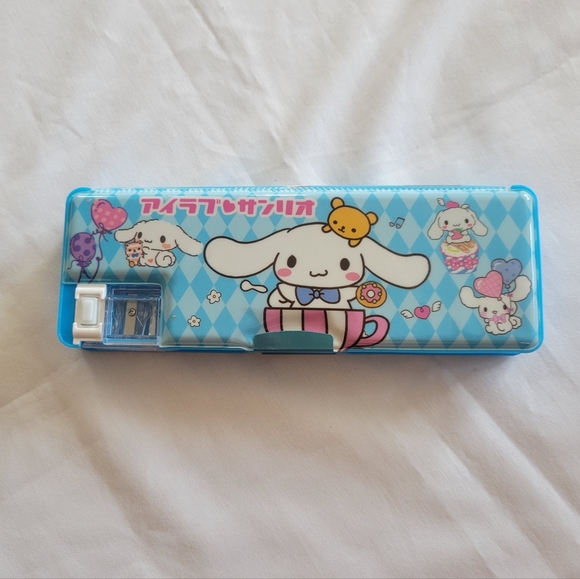 Sanrio Friend Cinnamoroll Flip Pencil Case New - Picture 1 of 6